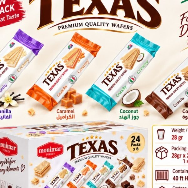 Texas Premium Wafer 28 g packaging